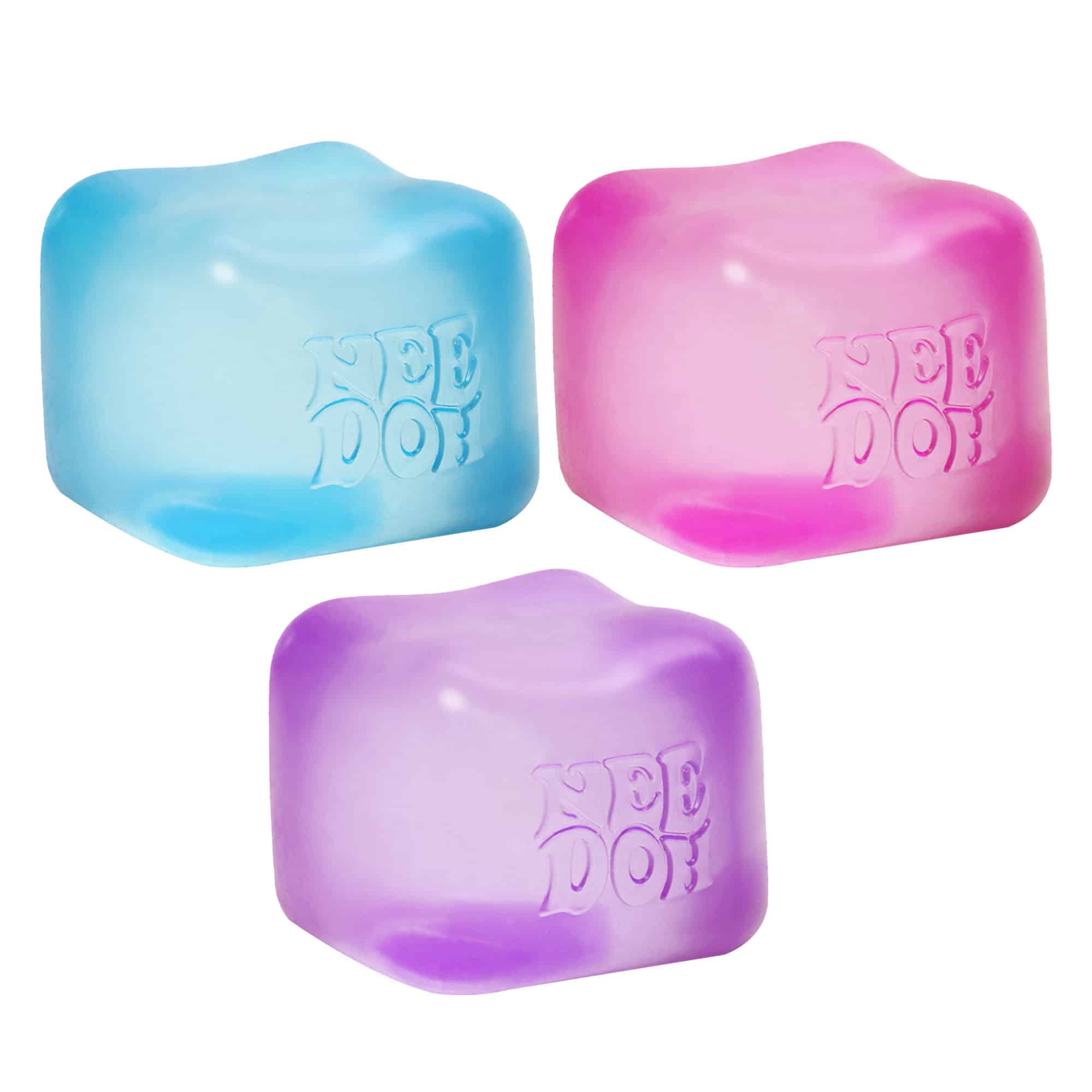 NeeDoh Nice Cube Group - Blue Pink Purple