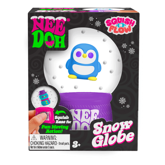 NeeDoh Squish N Flow Snow Globe (Happy 48)